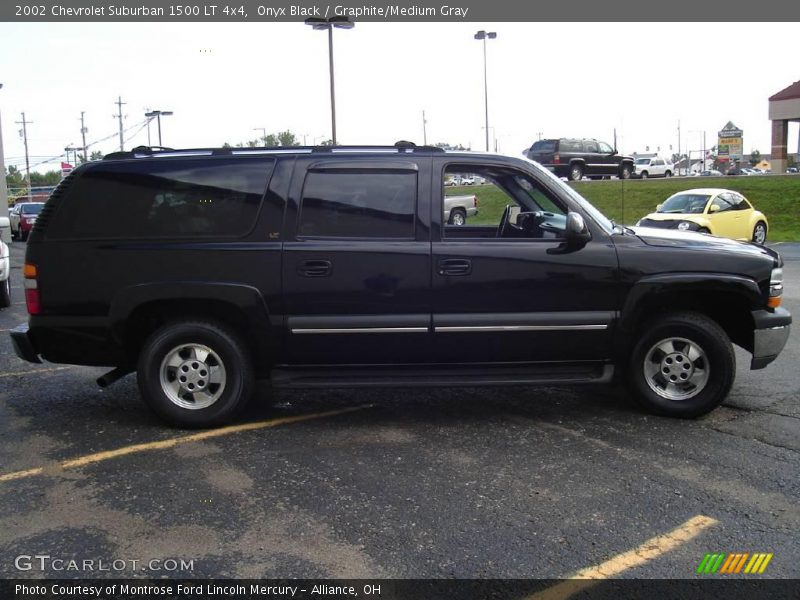 Onyx Black / Graphite/Medium Gray 2002 Chevrolet Suburban 1500 LT 4x4