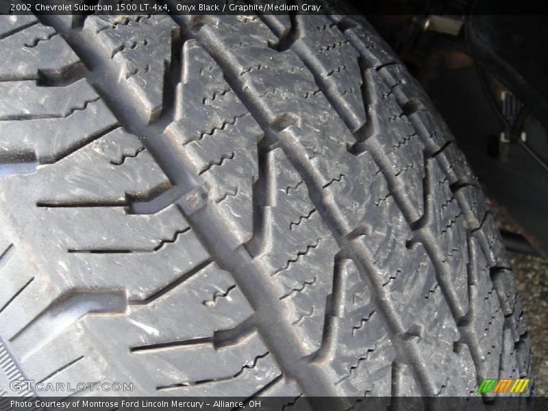 Onyx Black / Graphite/Medium Gray 2002 Chevrolet Suburban 1500 LT 4x4