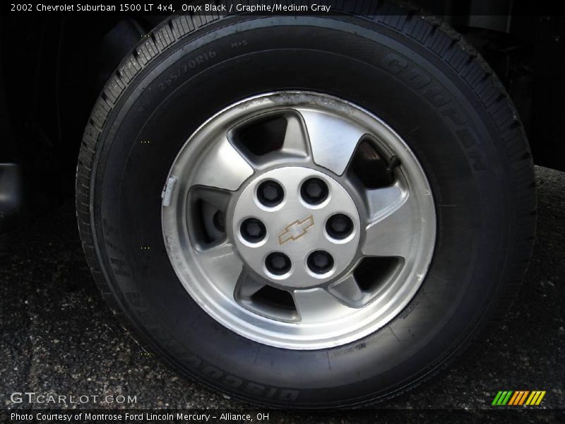 Onyx Black / Graphite/Medium Gray 2002 Chevrolet Suburban 1500 LT 4x4