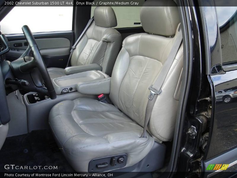 Onyx Black / Graphite/Medium Gray 2002 Chevrolet Suburban 1500 LT 4x4