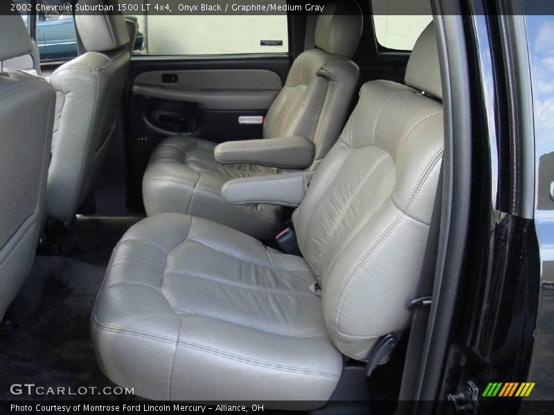 Onyx Black / Graphite/Medium Gray 2002 Chevrolet Suburban 1500 LT 4x4