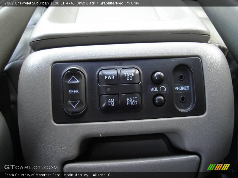 Onyx Black / Graphite/Medium Gray 2002 Chevrolet Suburban 1500 LT 4x4