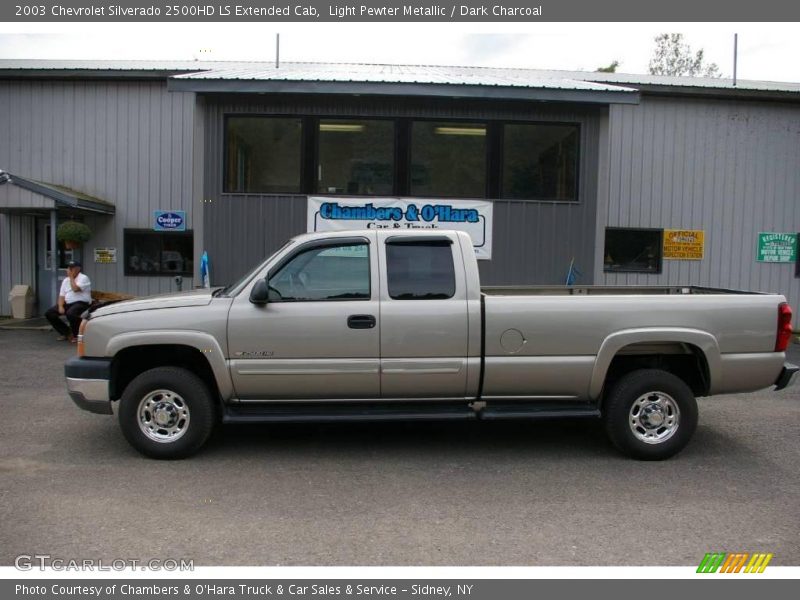 Light Pewter Metallic / Dark Charcoal 2003 Chevrolet Silverado 2500HD LS Extended Cab