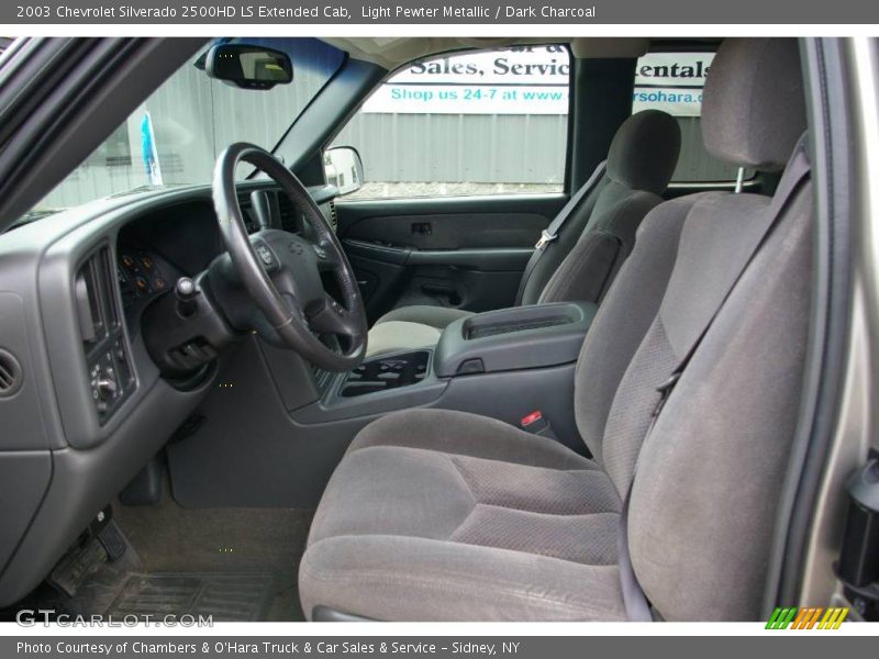 Light Pewter Metallic / Dark Charcoal 2003 Chevrolet Silverado 2500HD LS Extended Cab