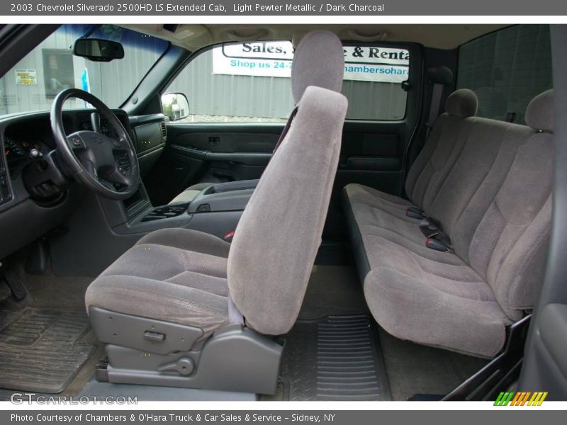 Light Pewter Metallic / Dark Charcoal 2003 Chevrolet Silverado 2500HD LS Extended Cab