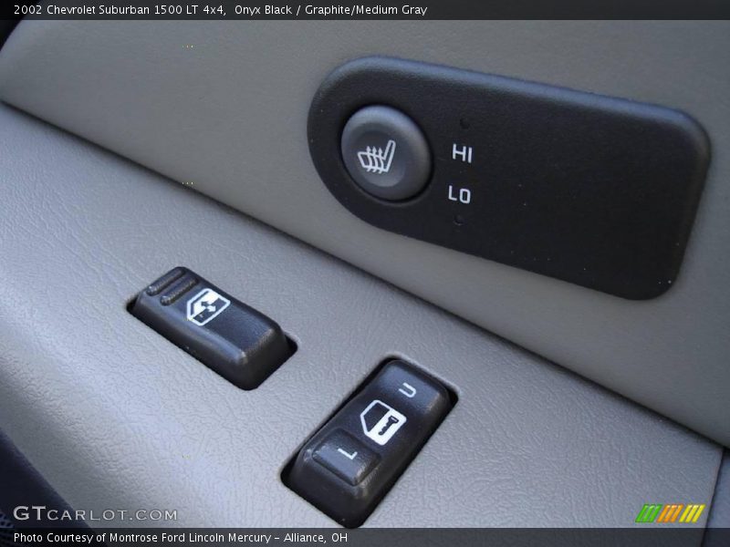 Onyx Black / Graphite/Medium Gray 2002 Chevrolet Suburban 1500 LT 4x4