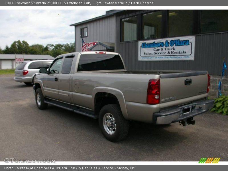 Light Pewter Metallic / Dark Charcoal 2003 Chevrolet Silverado 2500HD LS Extended Cab