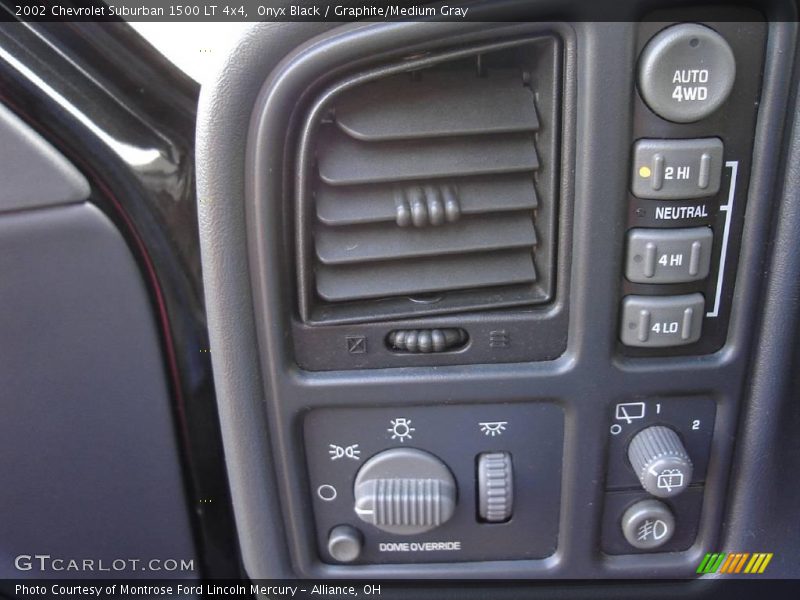 Onyx Black / Graphite/Medium Gray 2002 Chevrolet Suburban 1500 LT 4x4
