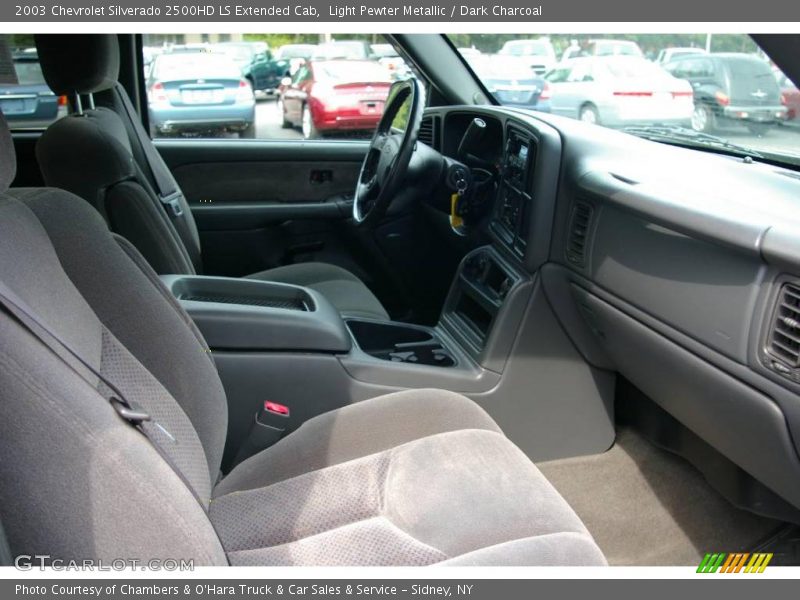Light Pewter Metallic / Dark Charcoal 2003 Chevrolet Silverado 2500HD LS Extended Cab