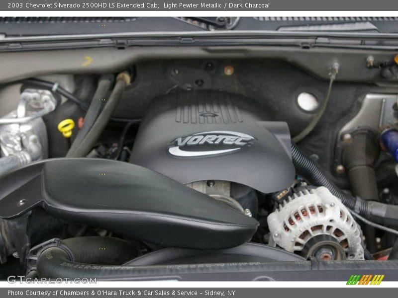 Light Pewter Metallic / Dark Charcoal 2003 Chevrolet Silverado 2500HD LS Extended Cab