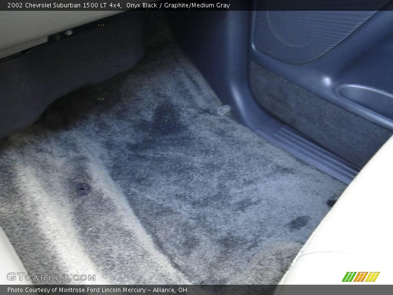 Onyx Black / Graphite/Medium Gray 2002 Chevrolet Suburban 1500 LT 4x4