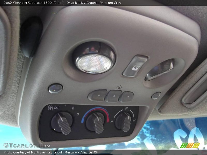 Onyx Black / Graphite/Medium Gray 2002 Chevrolet Suburban 1500 LT 4x4