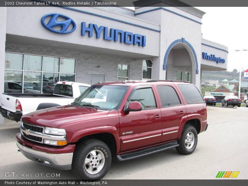 Redfire Metallic / Tan/Neutral 2003 Chevrolet Tahoe LT 4x4