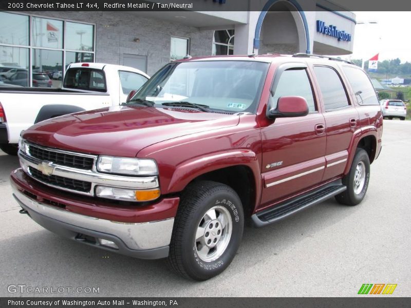 Redfire Metallic / Tan/Neutral 2003 Chevrolet Tahoe LT 4x4