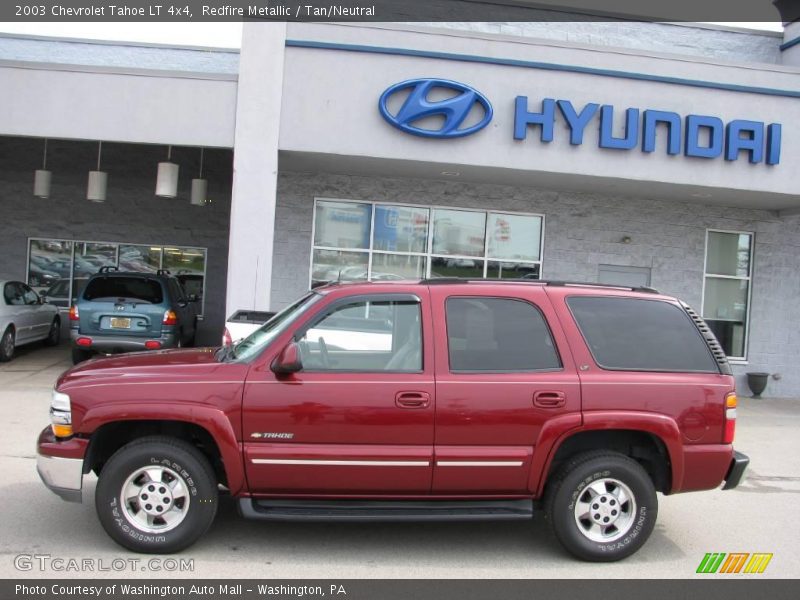 Redfire Metallic / Tan/Neutral 2003 Chevrolet Tahoe LT 4x4