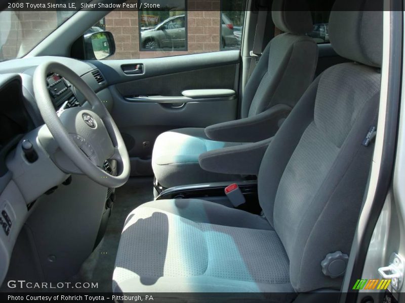 Silver Shadow Pearl / Stone 2008 Toyota Sienna LE