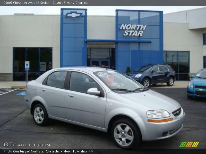 Cosmic Silver / Charcoal 2006 Chevrolet Aveo LS Sedan