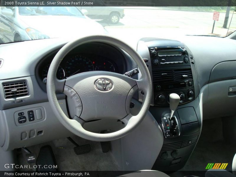 Silver Shadow Pearl / Stone 2008 Toyota Sienna LE