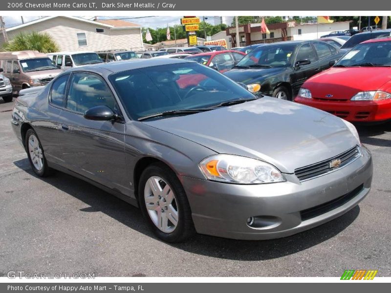 Dark Silver Metallic / Gray 2006 Chevrolet Monte Carlo LT