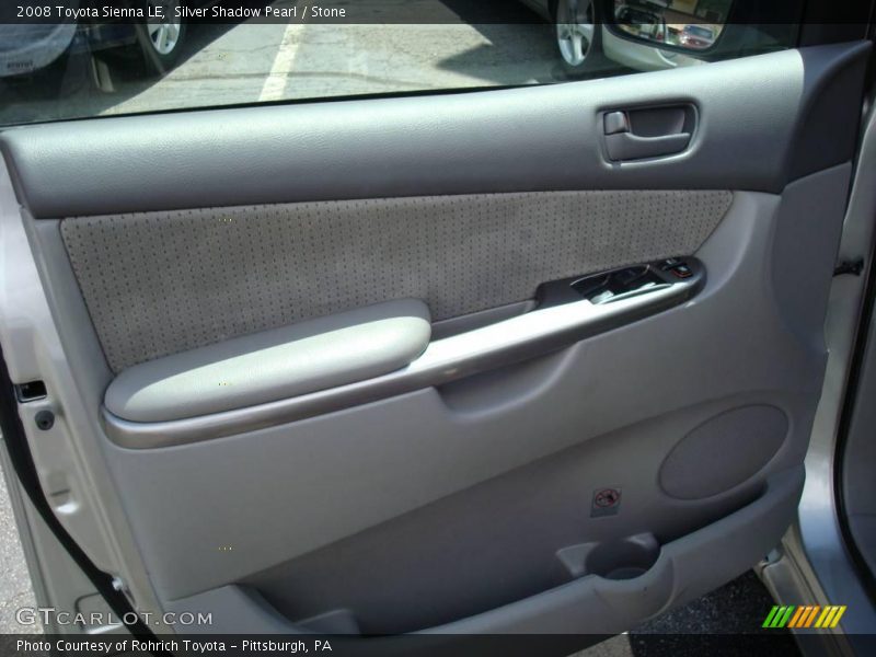Silver Shadow Pearl / Stone 2008 Toyota Sienna LE