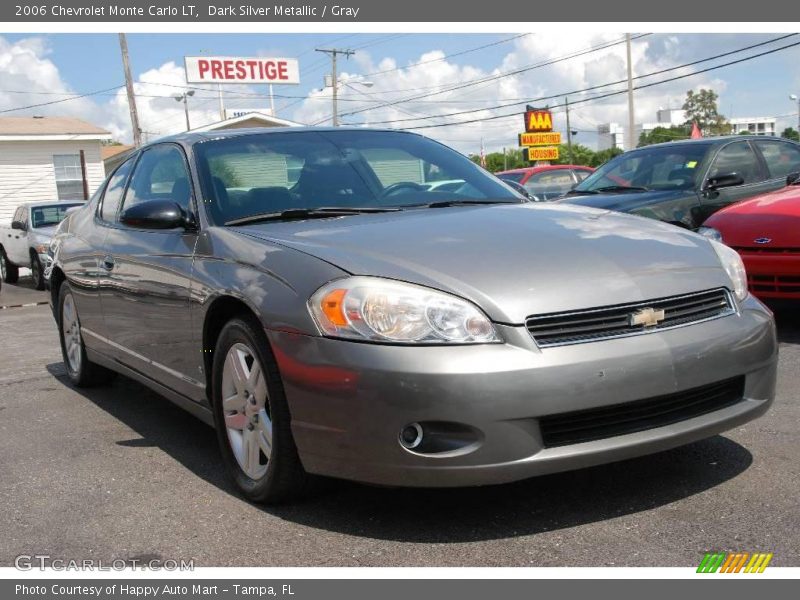 Dark Silver Metallic / Gray 2006 Chevrolet Monte Carlo LT