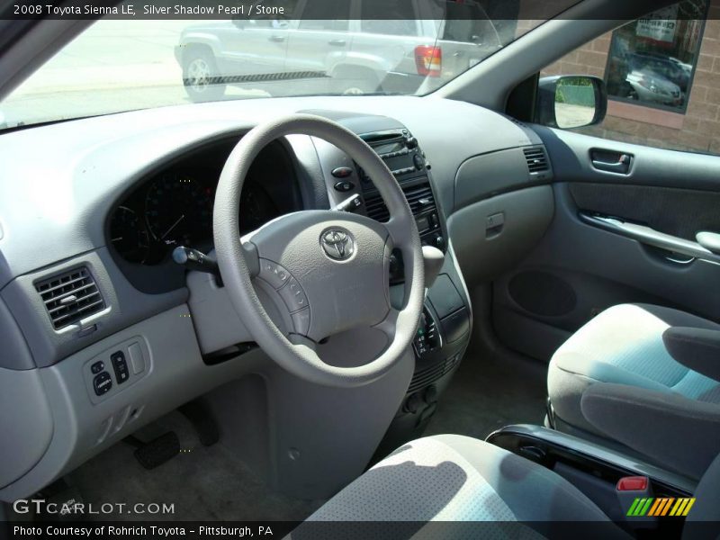 Silver Shadow Pearl / Stone 2008 Toyota Sienna LE
