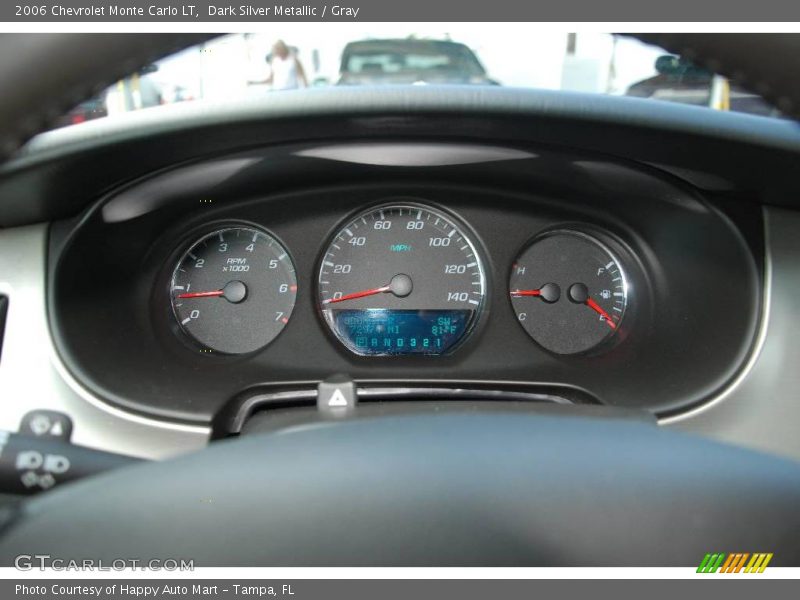 Dark Silver Metallic / Gray 2006 Chevrolet Monte Carlo LT