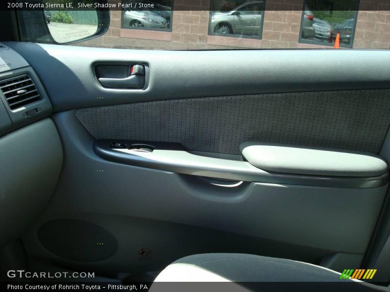 Silver Shadow Pearl / Stone 2008 Toyota Sienna LE