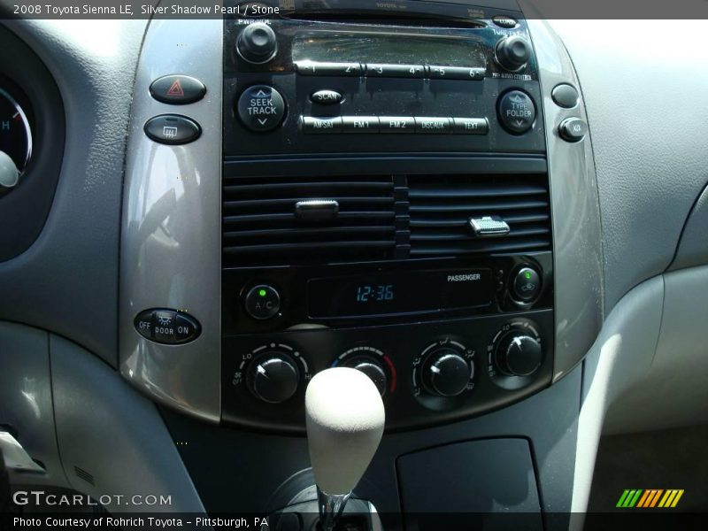 Silver Shadow Pearl / Stone 2008 Toyota Sienna LE