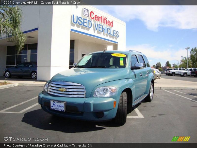 Golden Teal Metallic / Gray 2007 Chevrolet HHR LT