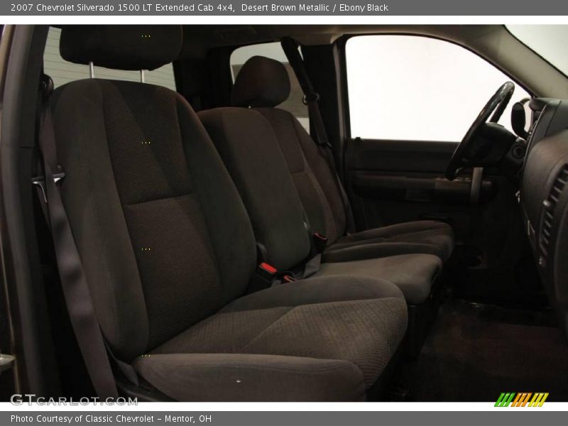 Desert Brown Metallic / Ebony Black 2007 Chevrolet Silverado 1500 LT Extended Cab 4x4