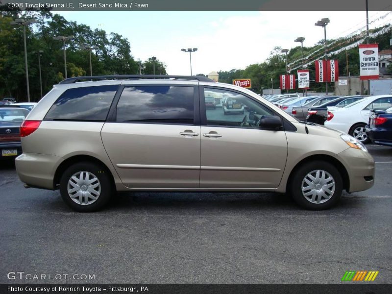 Desert Sand Mica / Fawn 2008 Toyota Sienna LE