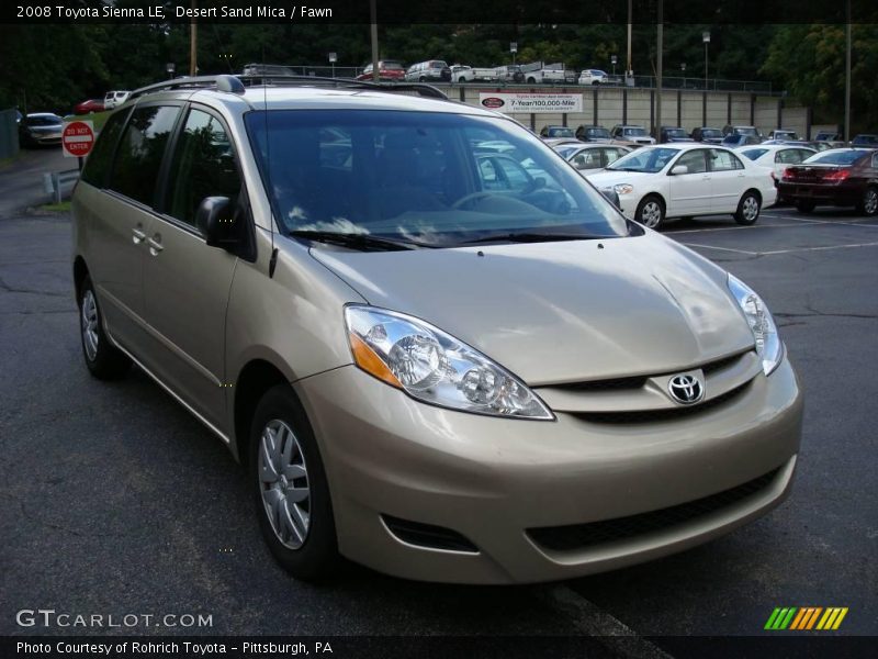 Desert Sand Mica / Fawn 2008 Toyota Sienna LE