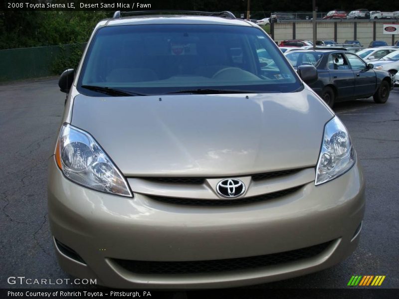 Desert Sand Mica / Fawn 2008 Toyota Sienna LE