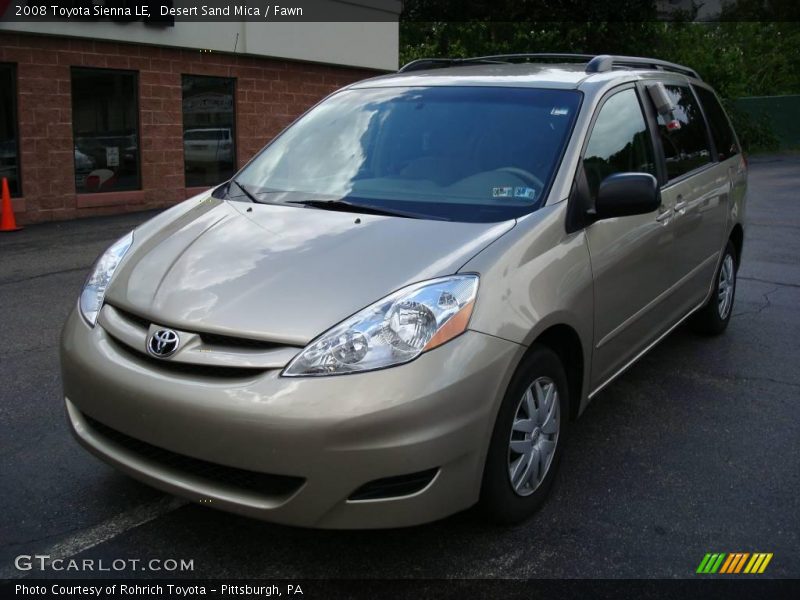 Desert Sand Mica / Fawn 2008 Toyota Sienna LE