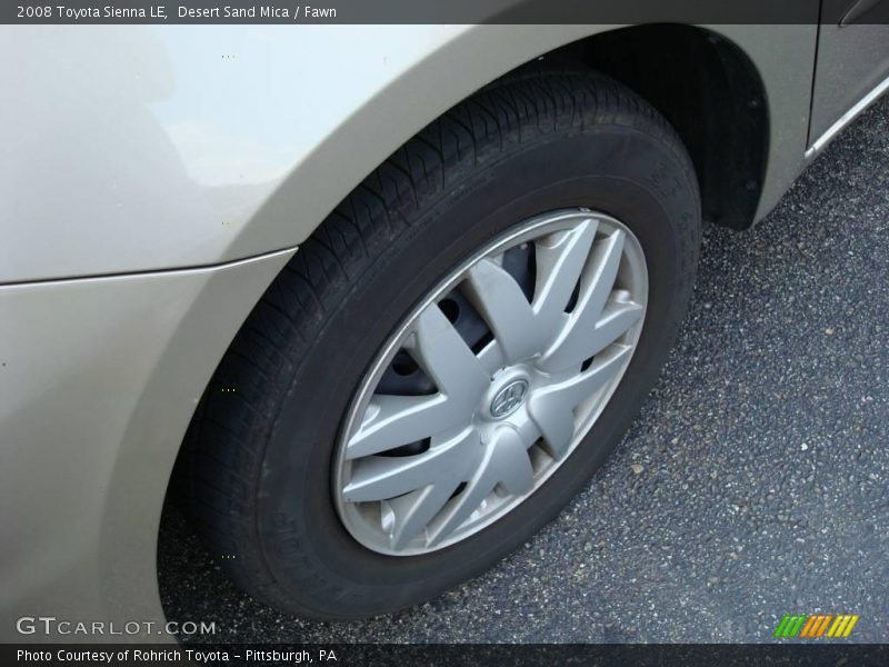 Desert Sand Mica / Fawn 2008 Toyota Sienna LE