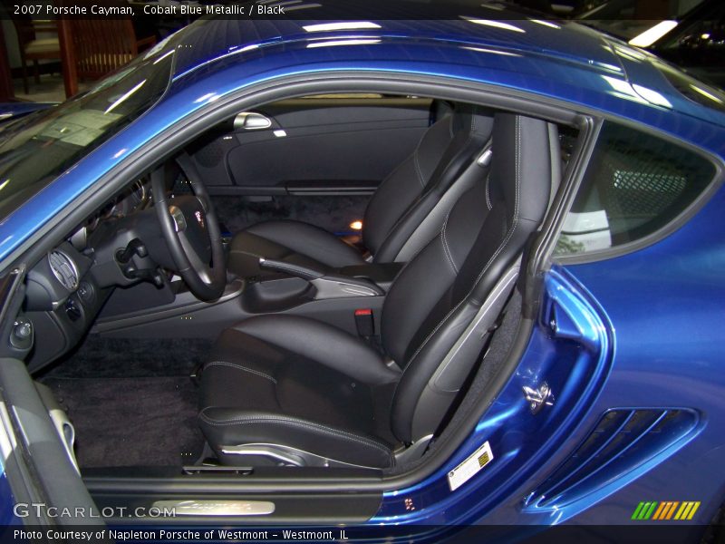 Cobalt Blue Metallic / Black 2007 Porsche Cayman