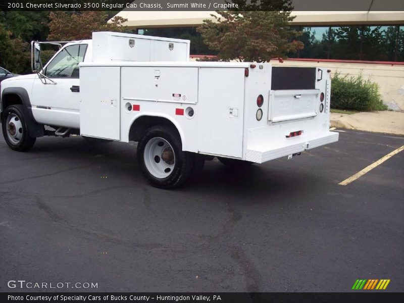 Summit White / Graphite 2001 Chevrolet Silverado 3500 Regular Cab Chassis