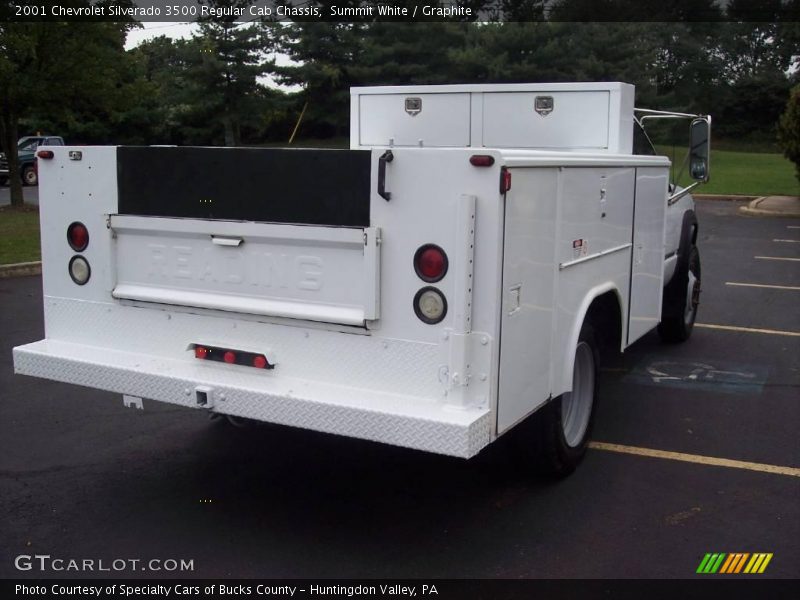 Summit White / Graphite 2001 Chevrolet Silverado 3500 Regular Cab Chassis