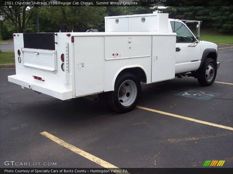 Summit White / Graphite 2001 Chevrolet Silverado 3500 Regular Cab Chassis