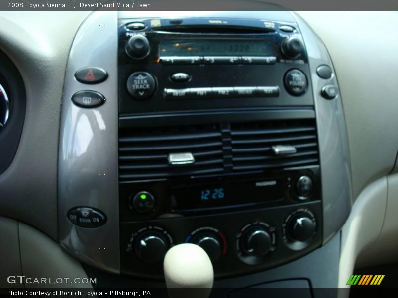 Desert Sand Mica / Fawn 2008 Toyota Sienna LE