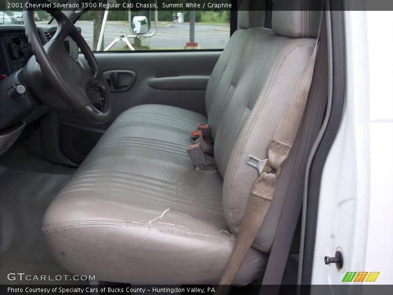 Summit White / Graphite 2001 Chevrolet Silverado 3500 Regular Cab Chassis