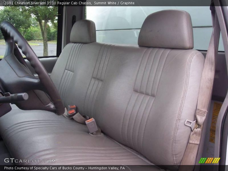 Summit White / Graphite 2001 Chevrolet Silverado 3500 Regular Cab Chassis