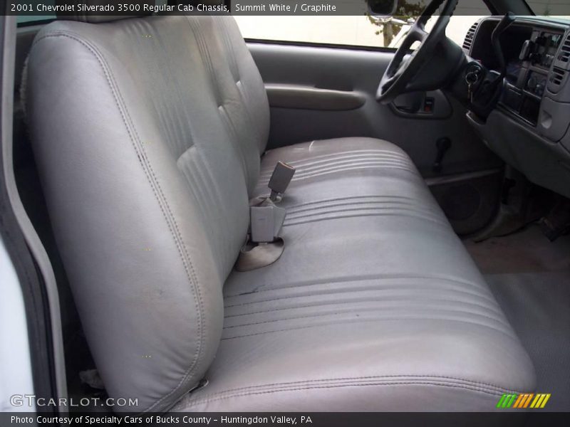 Summit White / Graphite 2001 Chevrolet Silverado 3500 Regular Cab Chassis