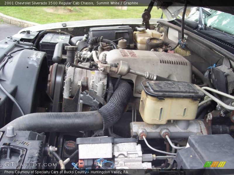 Summit White / Graphite 2001 Chevrolet Silverado 3500 Regular Cab Chassis