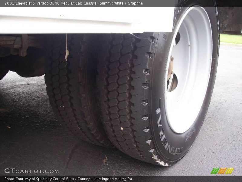 Summit White / Graphite 2001 Chevrolet Silverado 3500 Regular Cab Chassis