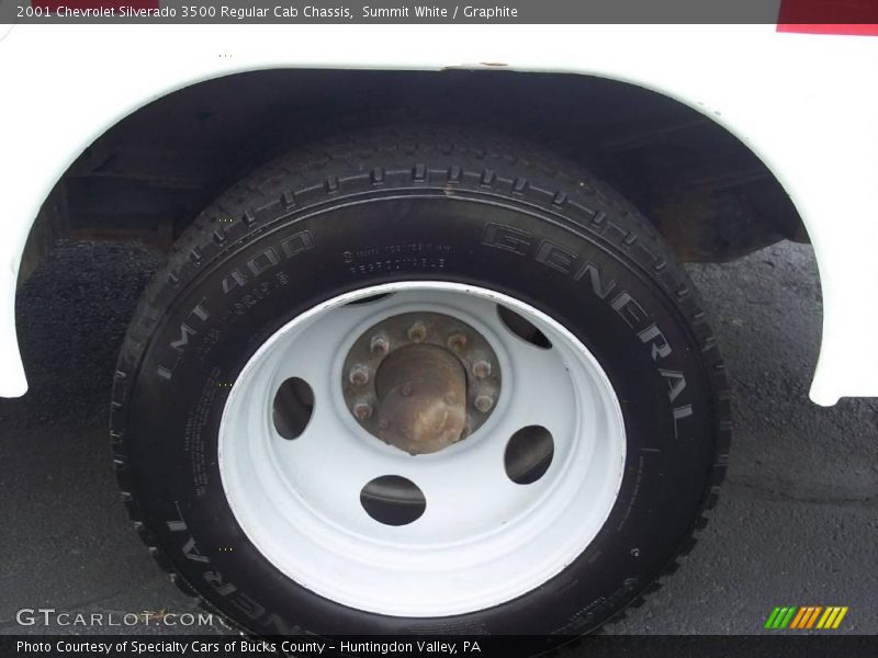 Summit White / Graphite 2001 Chevrolet Silverado 3500 Regular Cab Chassis