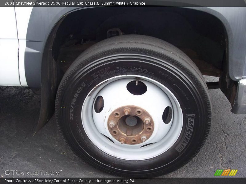 Summit White / Graphite 2001 Chevrolet Silverado 3500 Regular Cab Chassis