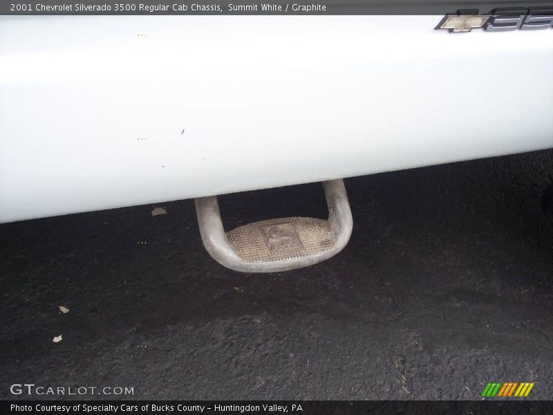 Summit White / Graphite 2001 Chevrolet Silverado 3500 Regular Cab Chassis