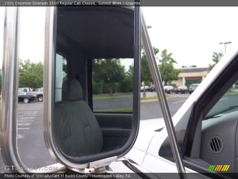 Summit White / Graphite 2001 Chevrolet Silverado 3500 Regular Cab Chassis